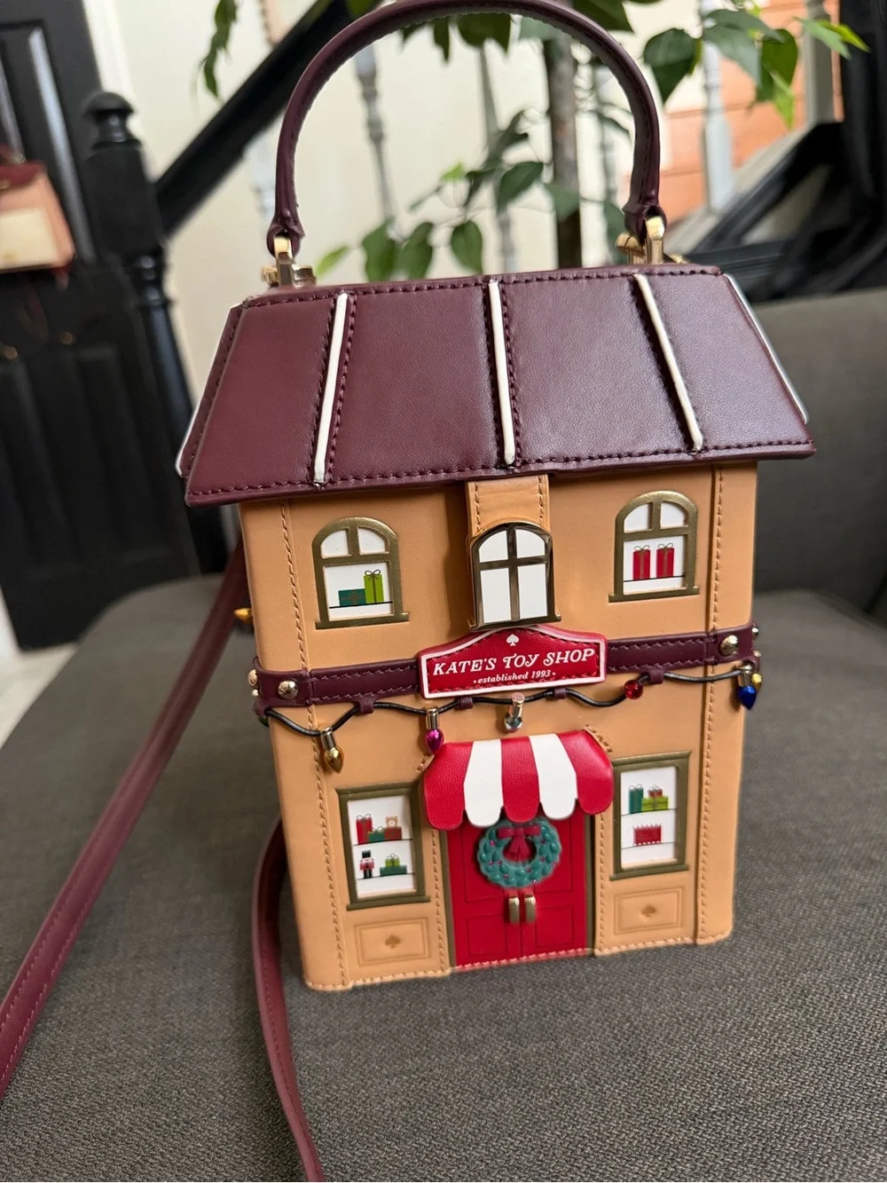 NWOT Kate spade 'Kate's Toy Shop' “oh what fun” Novelty Crossbody Bag